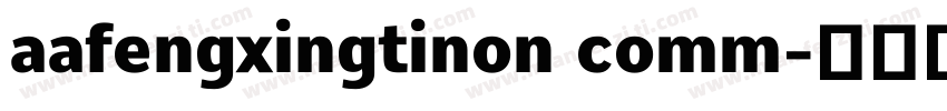 aafengxingtinon comm字体转换